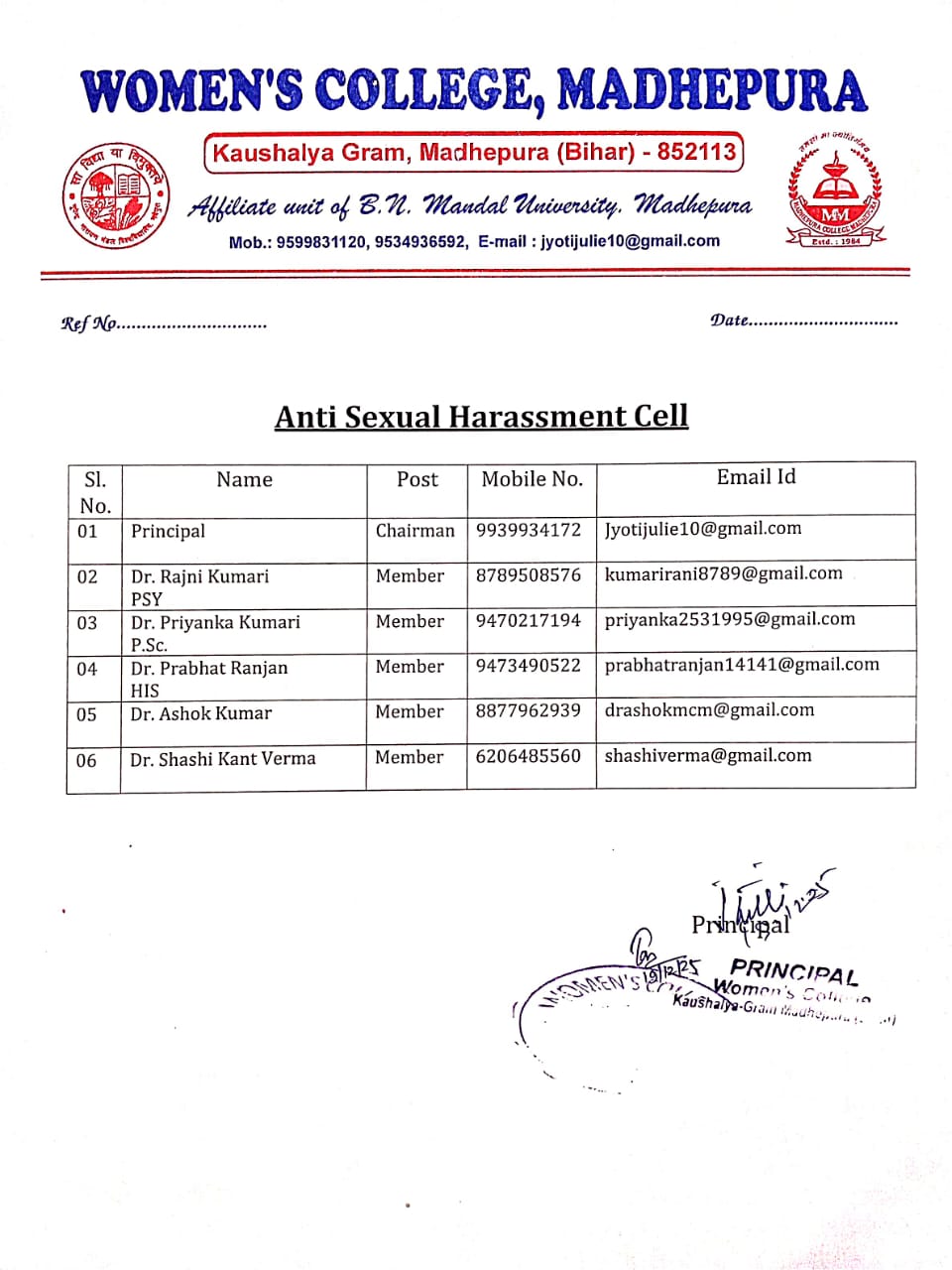 Anti Sexual Harassment